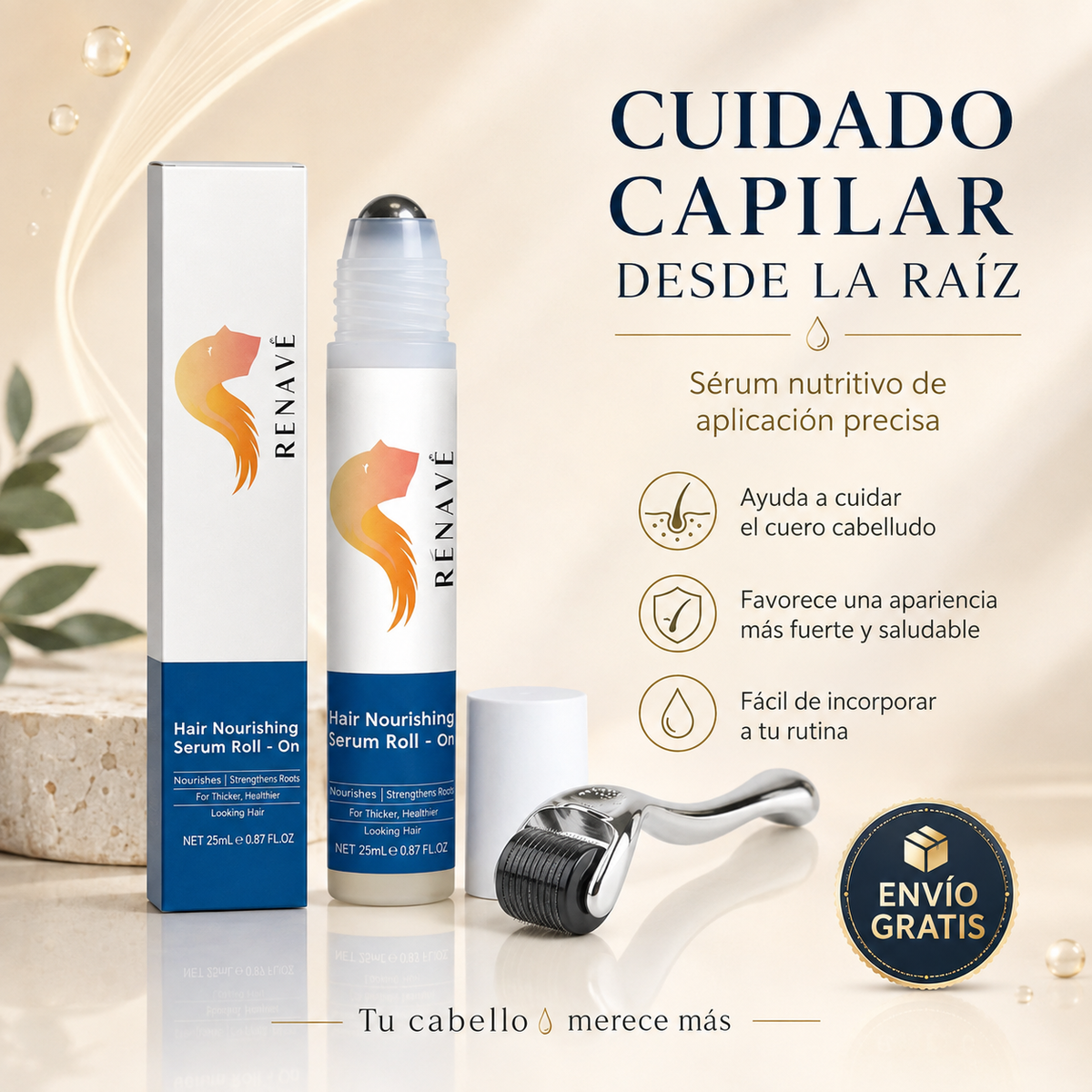Serum Capilar RENAVE™ — Mas cabello, Menos caida