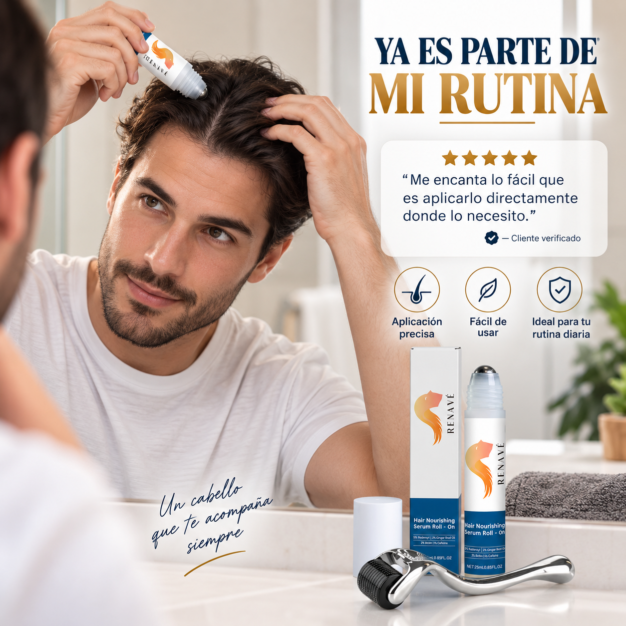 Serum Capilar RENAVE™ — Mas cabello, Menos caida