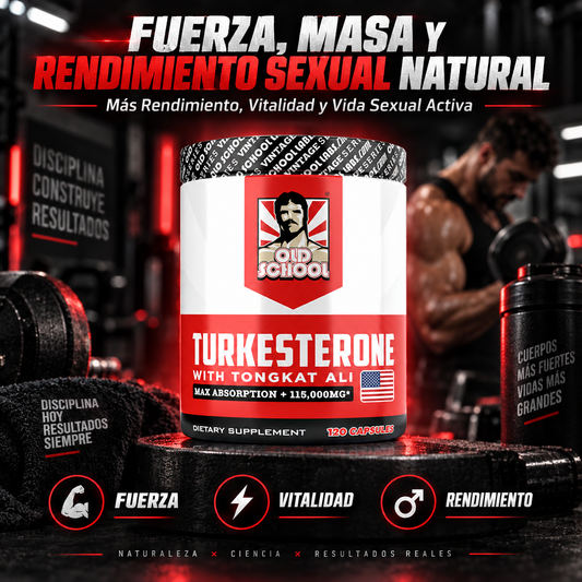 Turkesterone | Fuerza, Vitalidad y Rendimiento Sexual Masculino