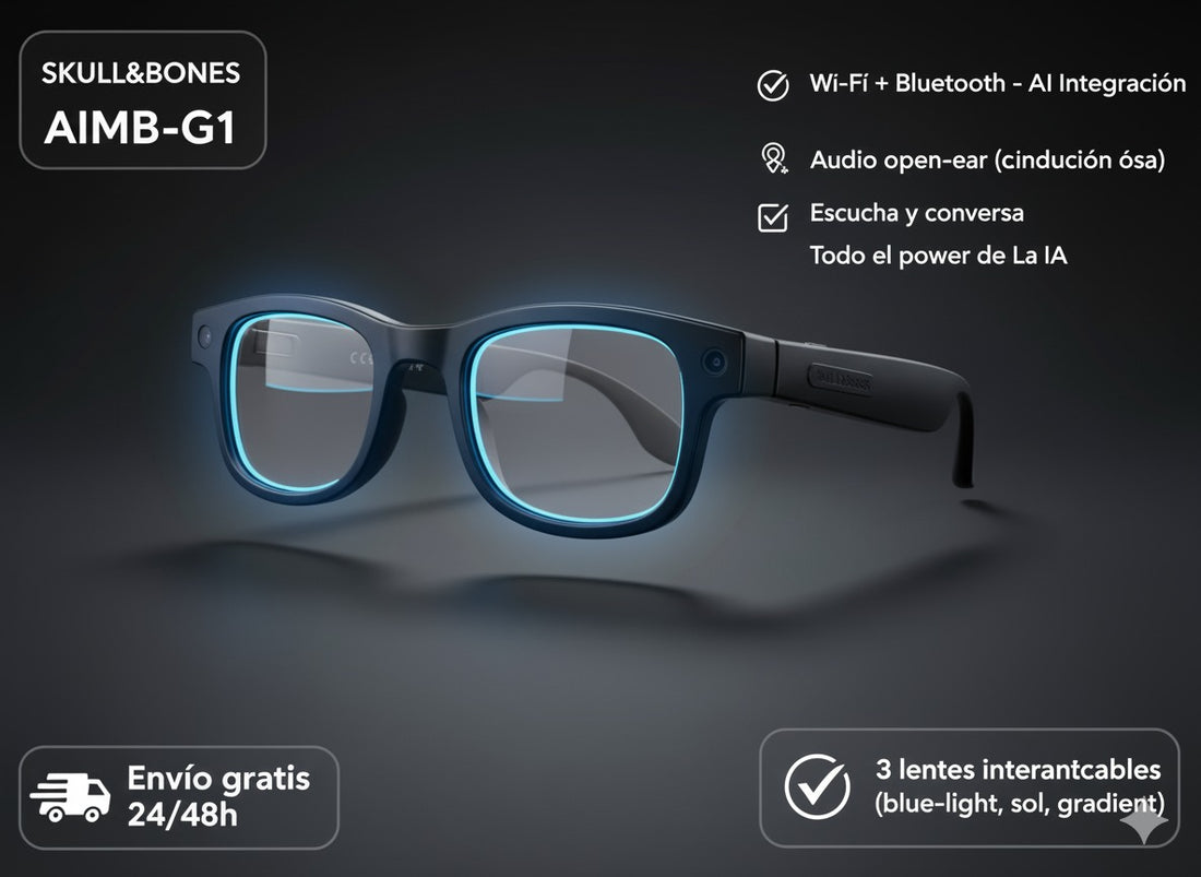 GAFAS CON INTELIGENCIA ARTIFICIAL Y VIDEO