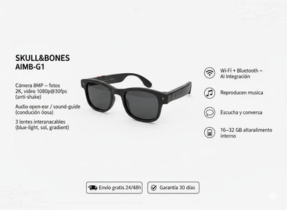 GAFAS CON INTELIGENCIA ARTIFICIAL Y VIDEO