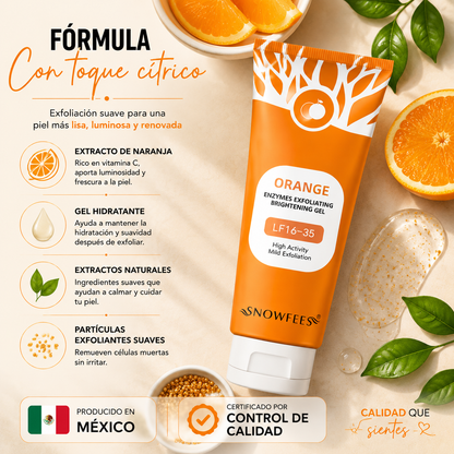 Gel Exfoliante - Renueva, Suaviza y Ilumina la Piel | Exfoliación Suave Rostro y Cuerpo