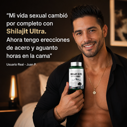 Shilajit Ultra: Potencia Sexual de Acero – Erecciones Más Duras, Libido Explosiva y Stamina para Toda la Noche