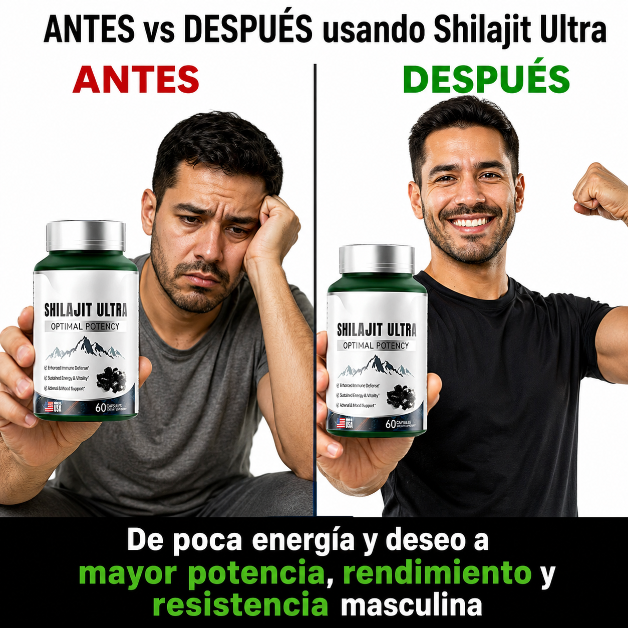 Shilajit Ultra: Potencia Sexual de Acero – Erecciones Más Duras, Libido Explosiva y Stamina para Toda la Noche