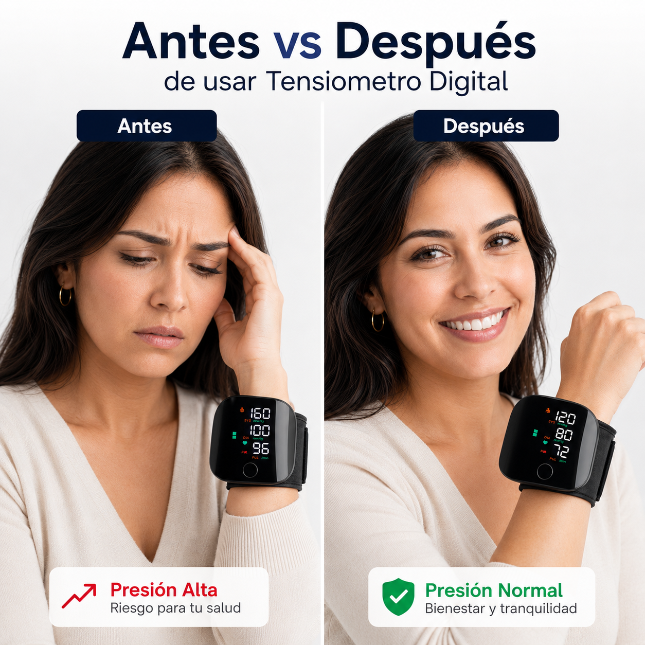 Tensiómetro Digital de Muñeca Pro - Precisión Médica en Tu Hogar
